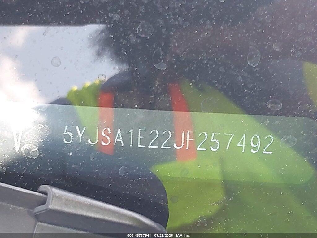 5YJSA1E22JF257492 2018 TESLA MODEL S photo no. 9