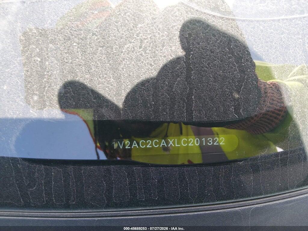 1V2AC2CAXLC201322 2020 VOLKSWAGEN ATLAS CROSS SPORT photo no. 9