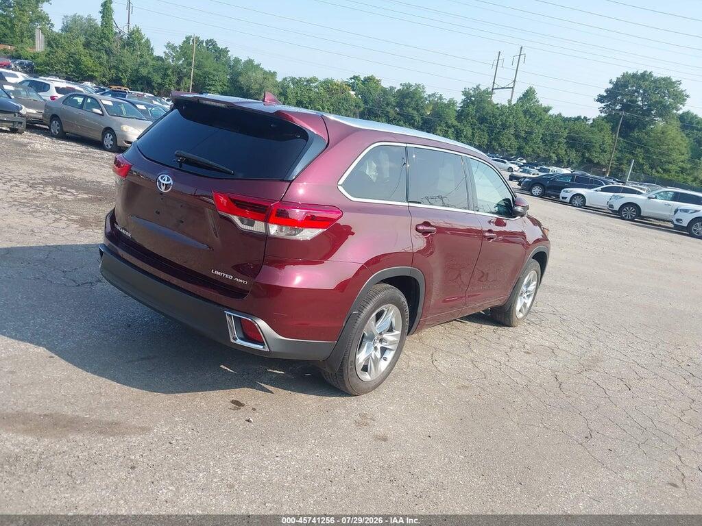 5TDDZRFH2JS873014 2018 TOYOTA HIGHLANDER photo no. 4