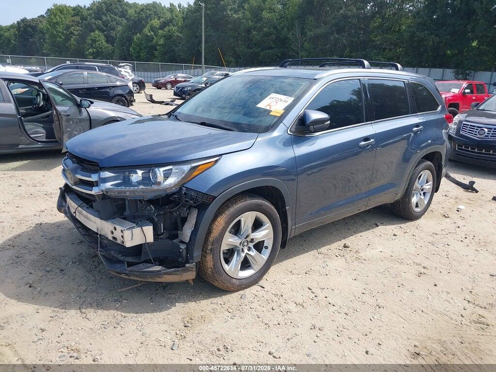 5TDDZRFH5JS858734 2018 TOYOTA HIGHLANDER photo no. 2