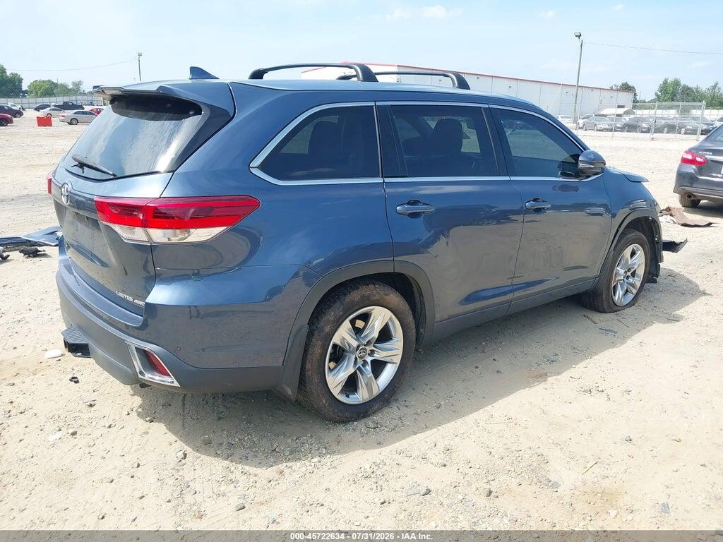 5TDDZRFH5JS858734 2018 TOYOTA HIGHLANDER photo no. 4