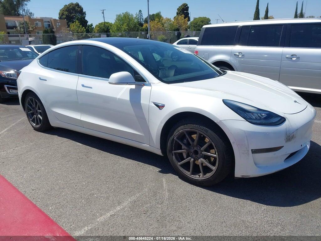 5YJ3E1EA1KF302049 2019 TESLA MODEL 3 photo no. 1