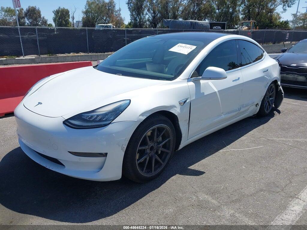 5YJ3E1EA1KF302049 2019 TESLA MODEL 3 photo no. 2
