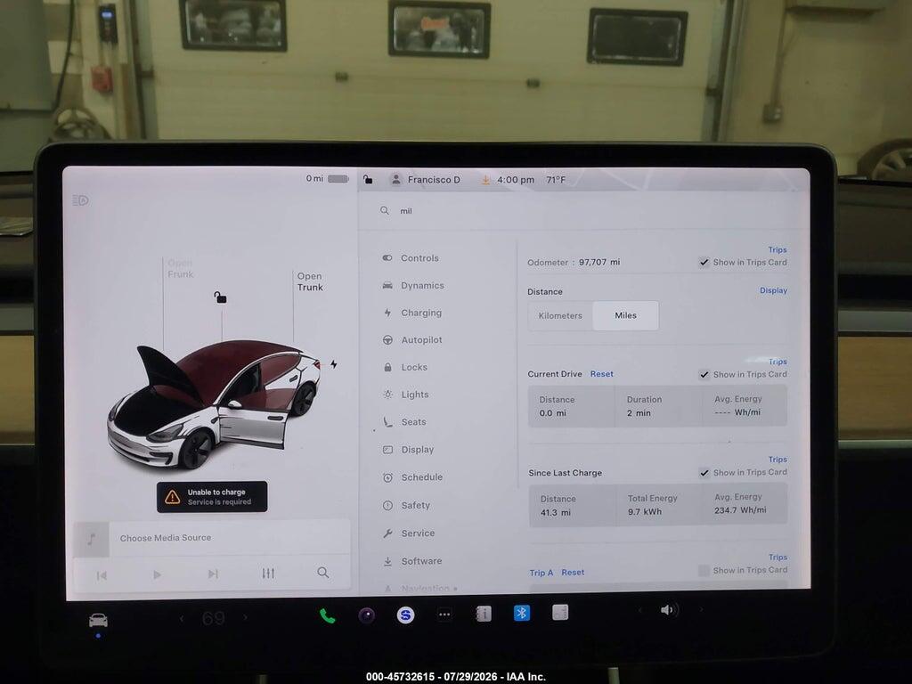 5YJ3E1EA7KF430862 2019 TESLA MODEL 3 photo no. 7