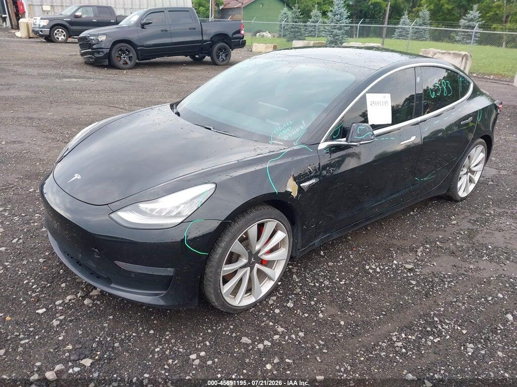 5YJ3E1EB7KF441580 2019 TESLA MODEL 3 photo no. 2