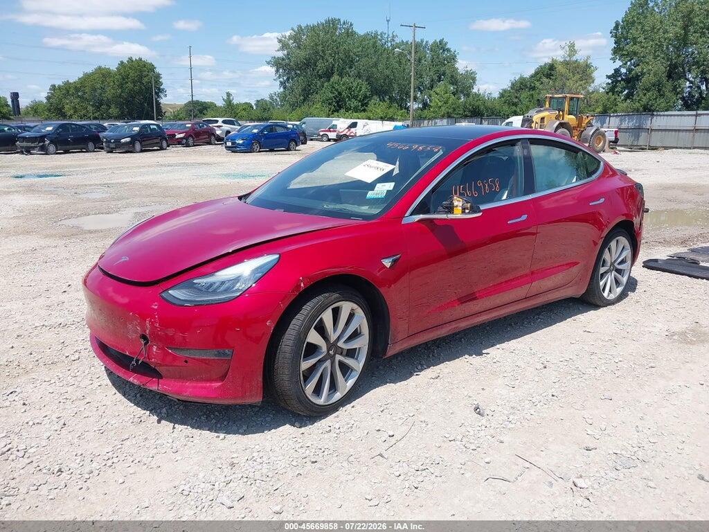 5YJ3E1EA6KF300989 2019 TESLA MODEL 3 photo no. 2