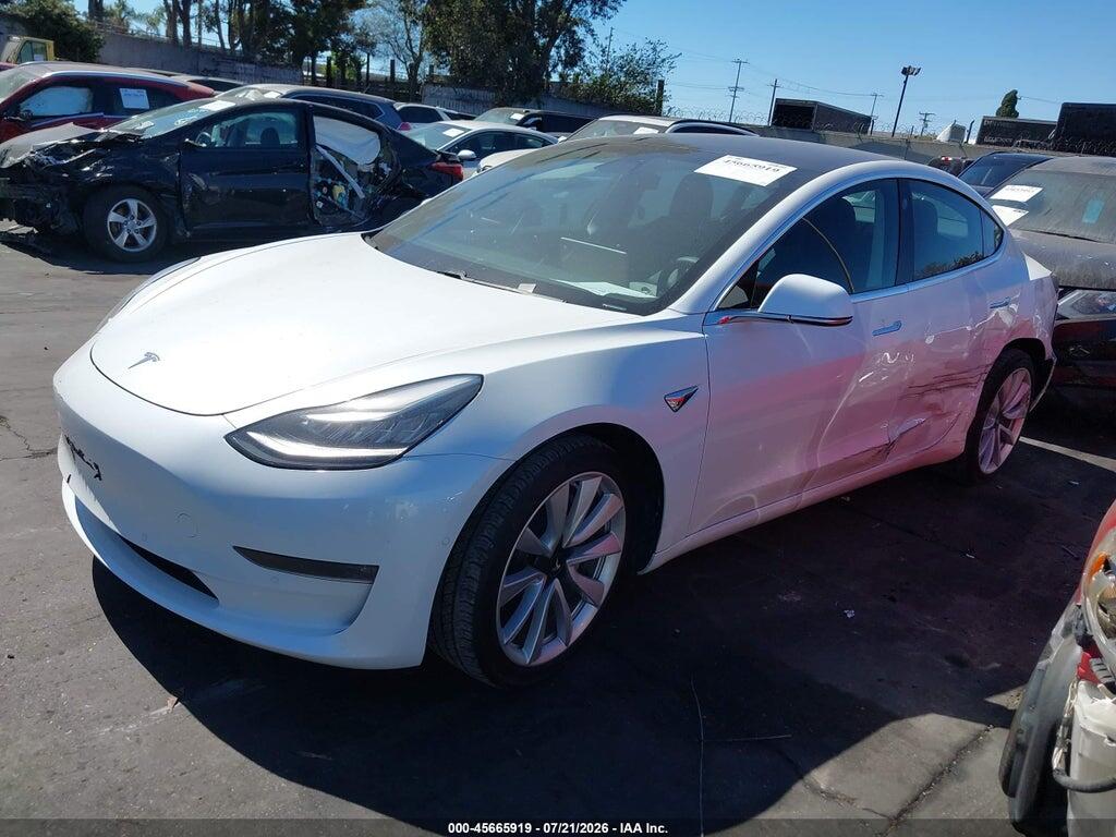 5YJ3E1EB5KF512484 2019 TESLA MODEL 3 photo no. 2