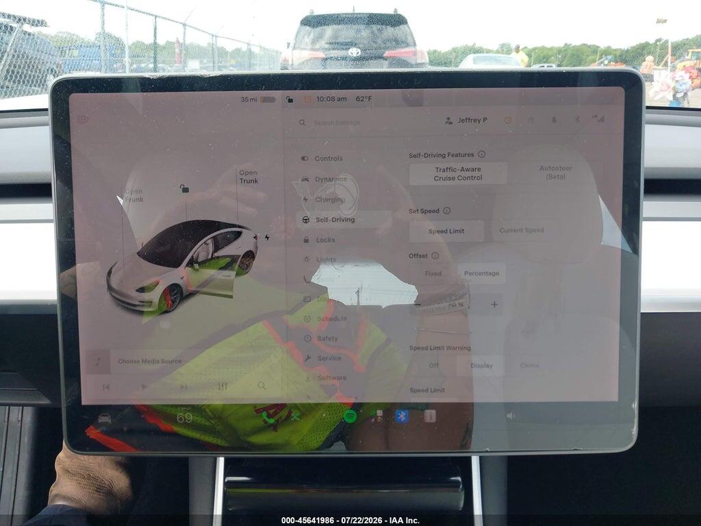 5YJ3E1EA1KF486618 2019 TESLA MODEL 3 photo no. 7