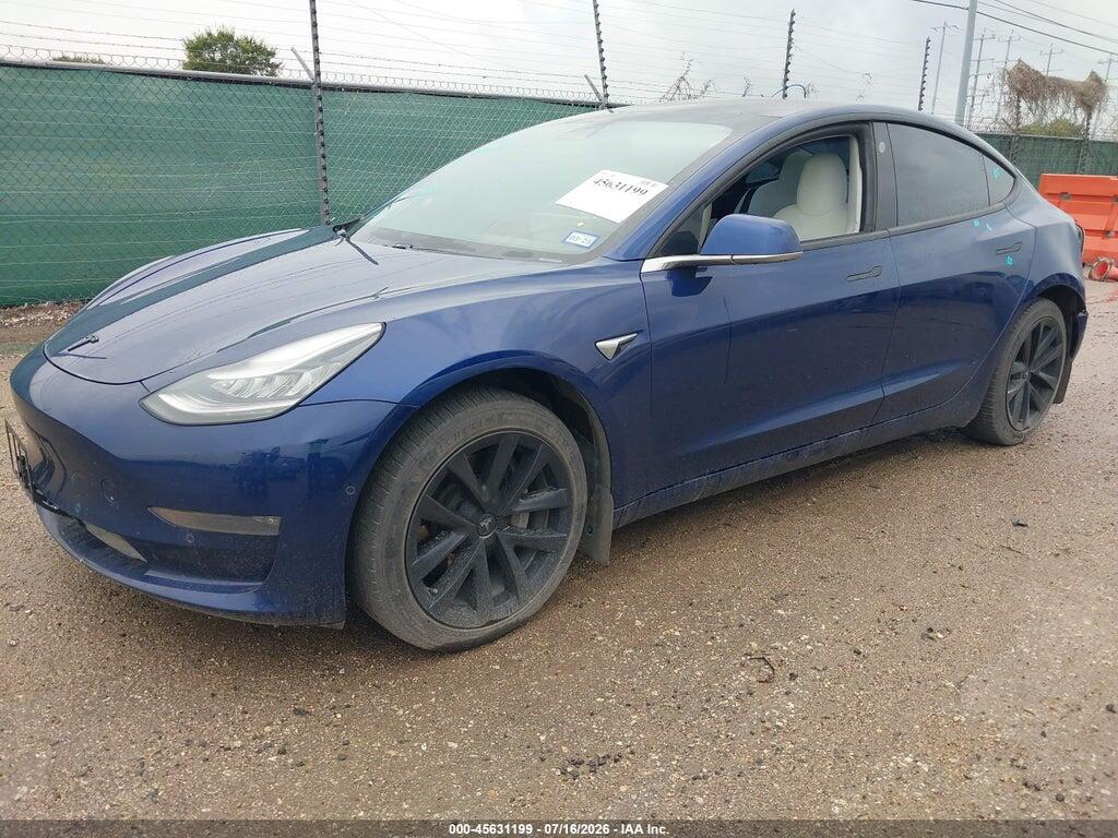 5YJ3E1EA7KF431770 2019 TESLA MODEL 3 photo no. 2