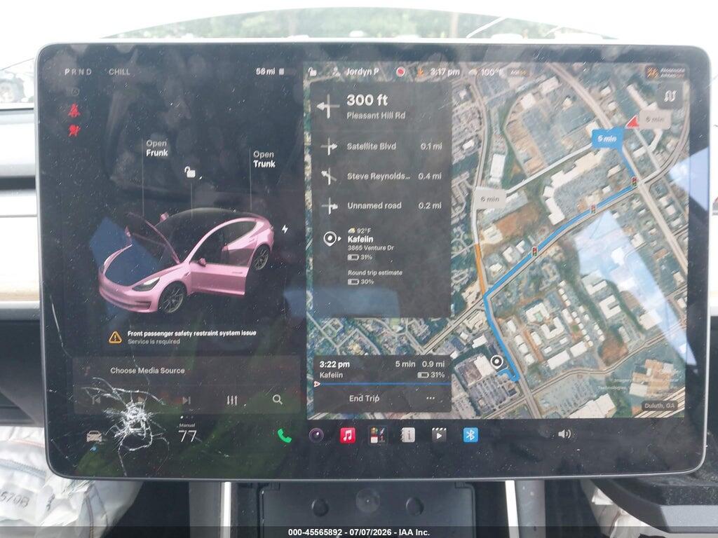 5YJ3E1EA4KF306807 2019 TESLA MODEL 3 photo no. 7