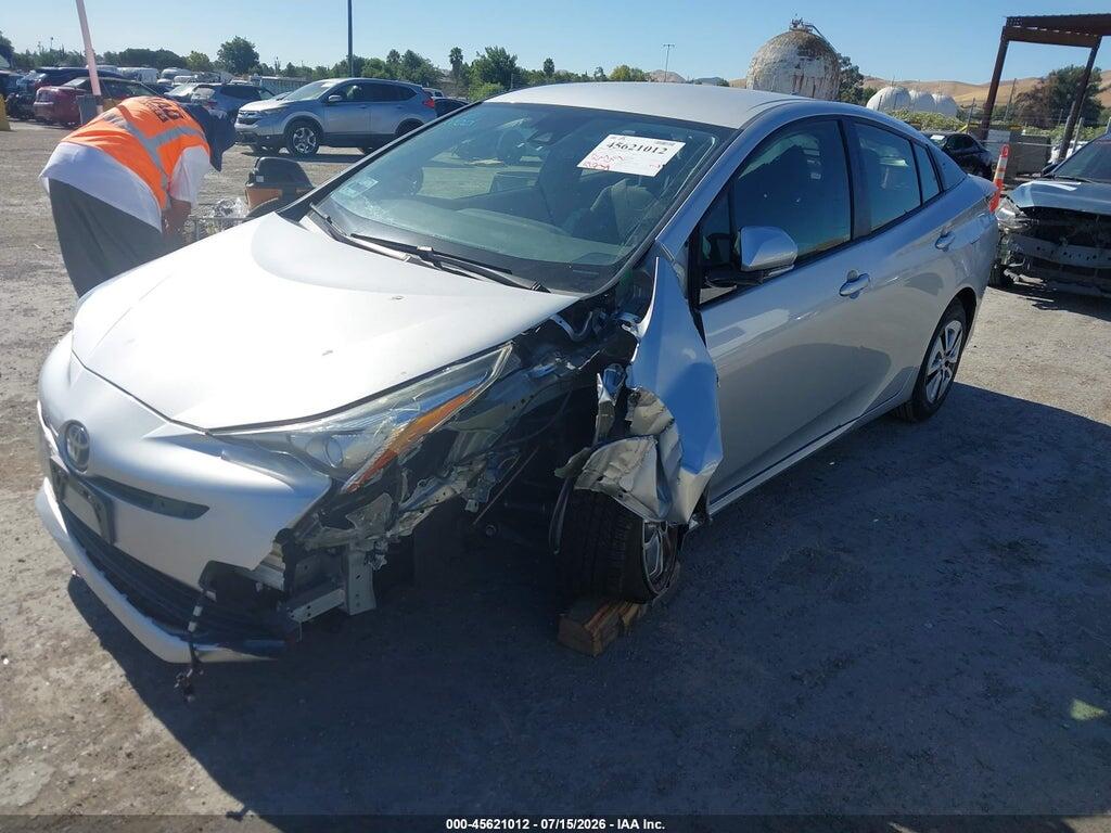 JTDKARFU2J3066263 2018 TOYOTA PRIUS photo no. 2