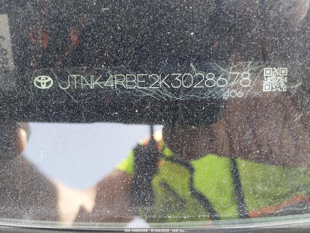 JTNK4RBE2K3028678 2019 TOYOTA COROLLA photo no. 9