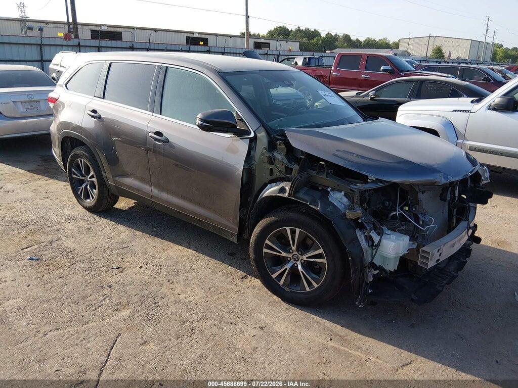 5TDZZRFH2KS290837 2019 TOYOTA HIGHLANDER photo no. 1