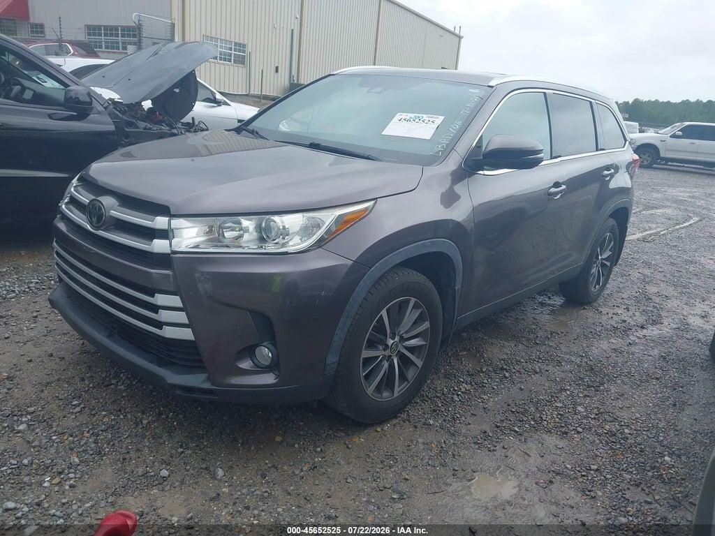 5TDKZRFH3KS557470 2019 TOYOTA HIGHLANDER photo no. 2