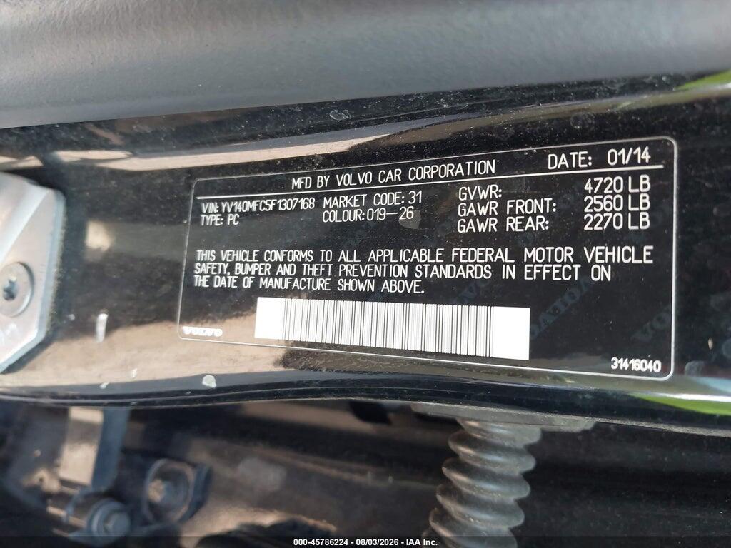 YV140MFC5F1307168 2015 VOLVO S60 photo no. 9