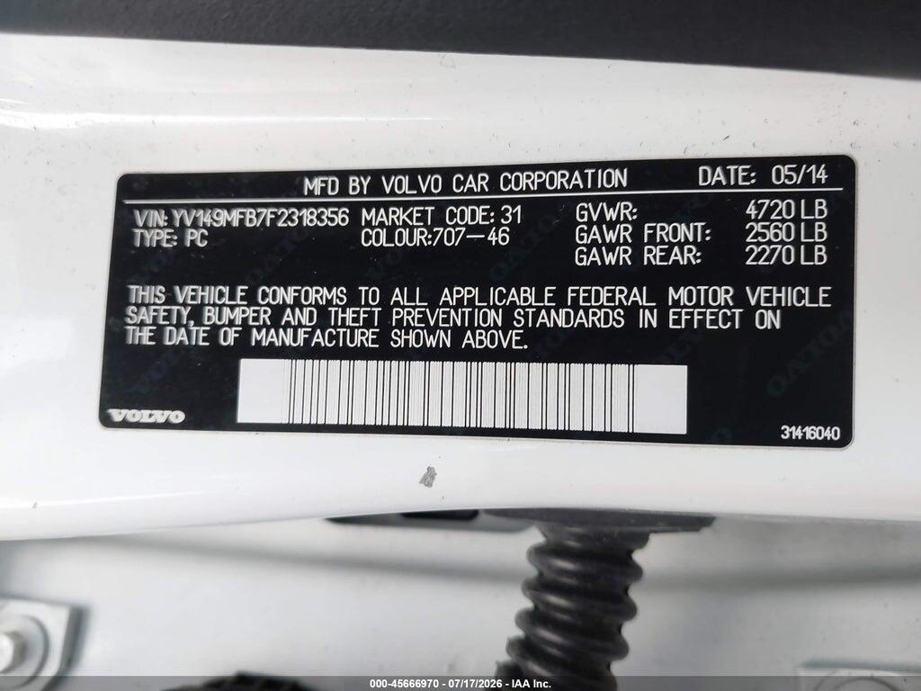 YV149MFB7F2318356 2015 VOLVO S60 photo no. 9
