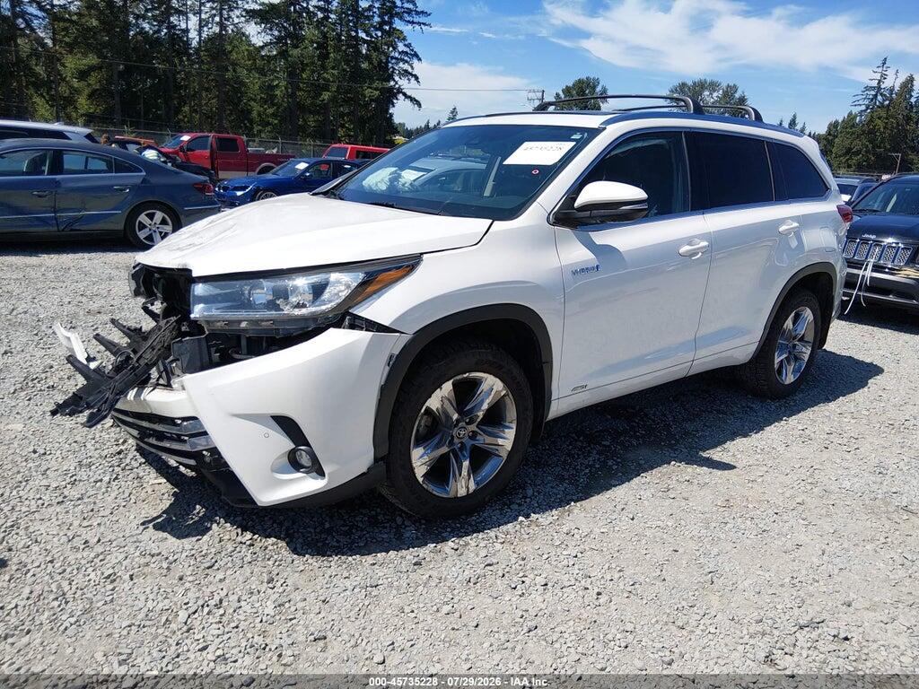 5TDDGRFH0KS055708 2019 TOYOTA HIGHLANDER HYBRID photo no. 2