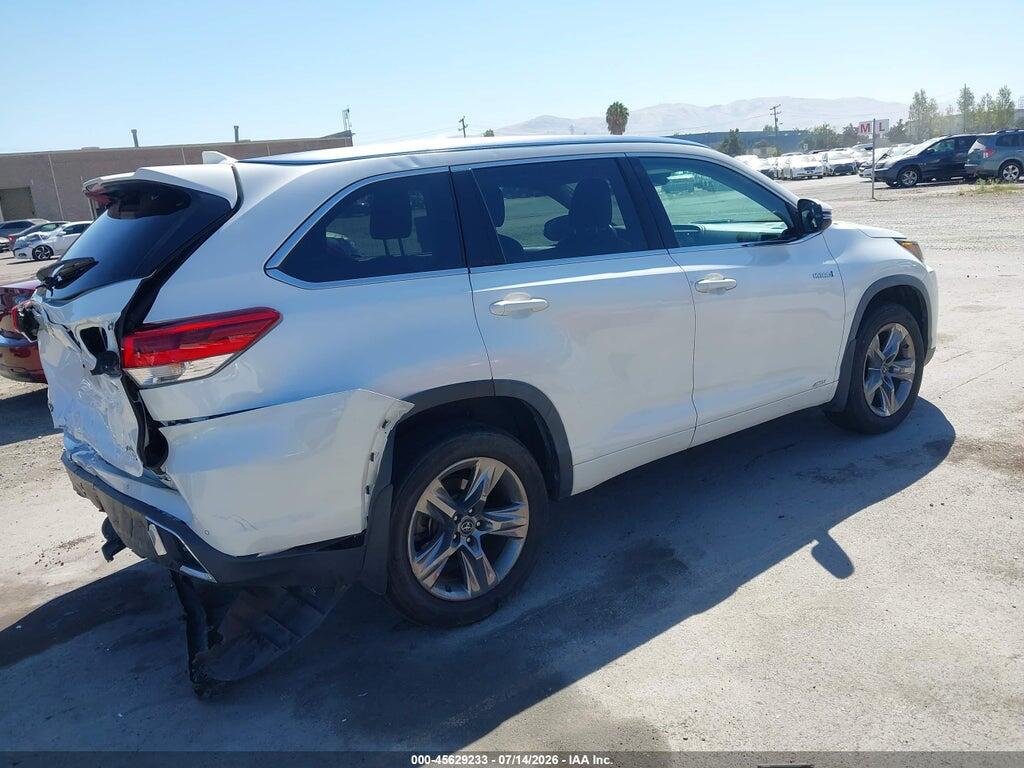 5TDDGRFH1KS077247 2019 TOYOTA HIGHLANDER HYBRID photo no. 4