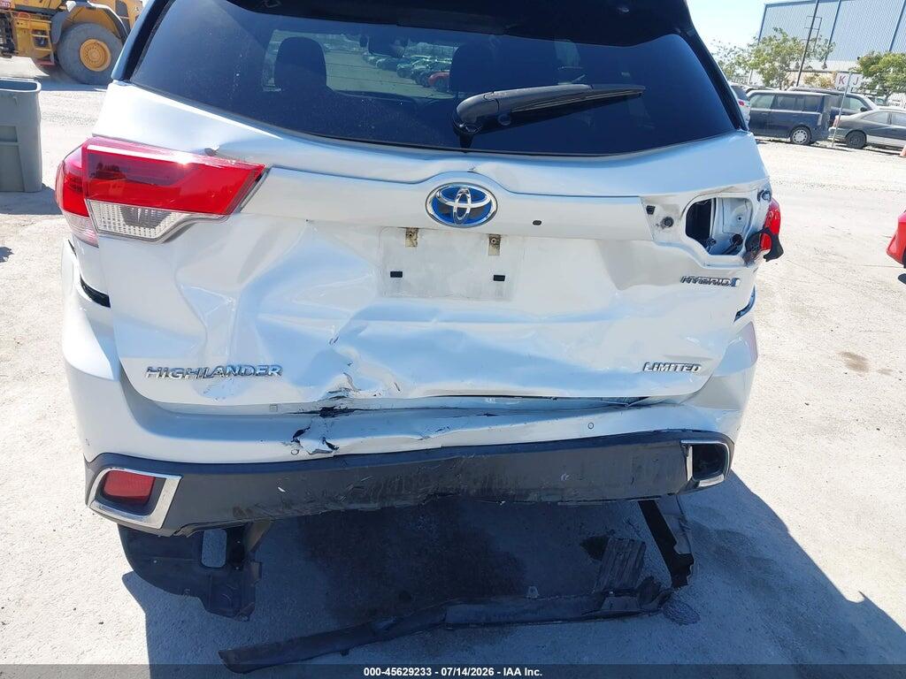 5TDDGRFH1KS077247 2019 TOYOTA HIGHLANDER HYBRID photo no. 6