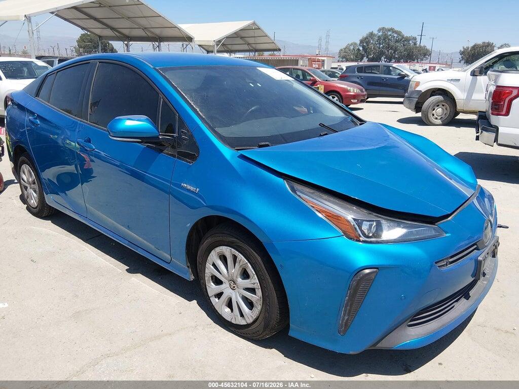 JTDKARFU9K3085720 2019 TOYOTA PRIUS photo no. 1