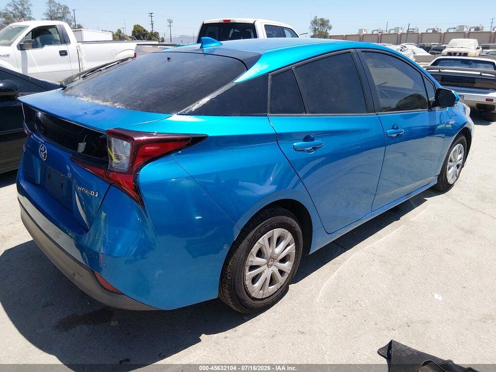 JTDKARFU9K3085720 2019 TOYOTA PRIUS photo no. 4