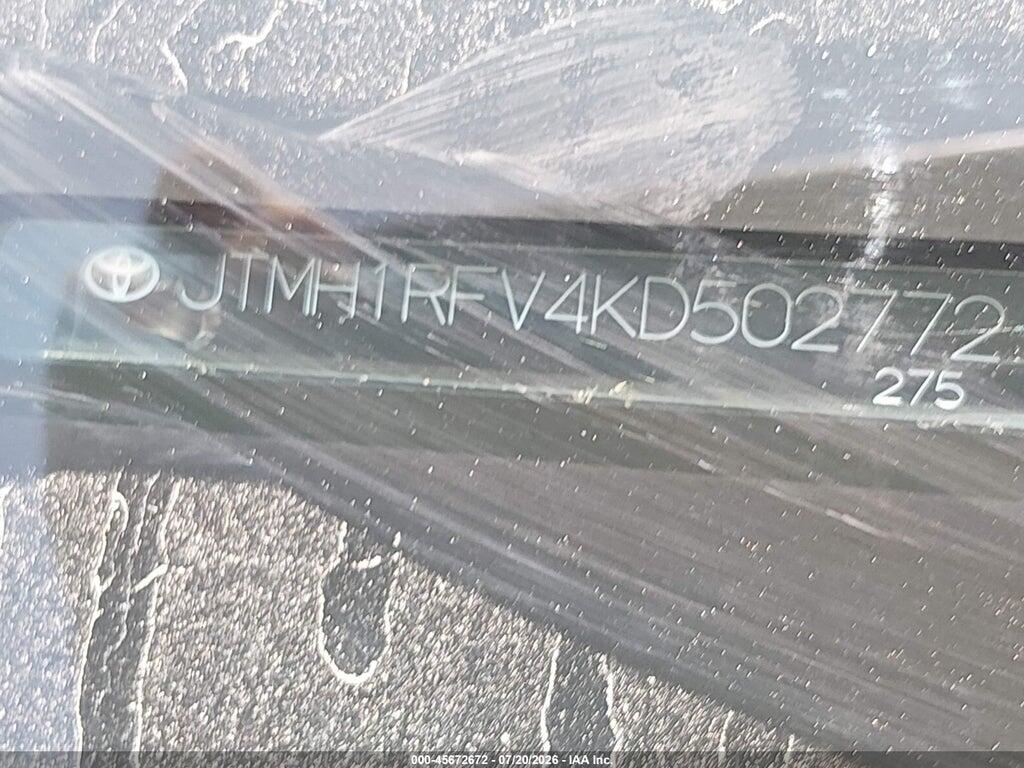 JTMH1RFV4KD502772 2019 TOYOTA RAV4 photo no. 9