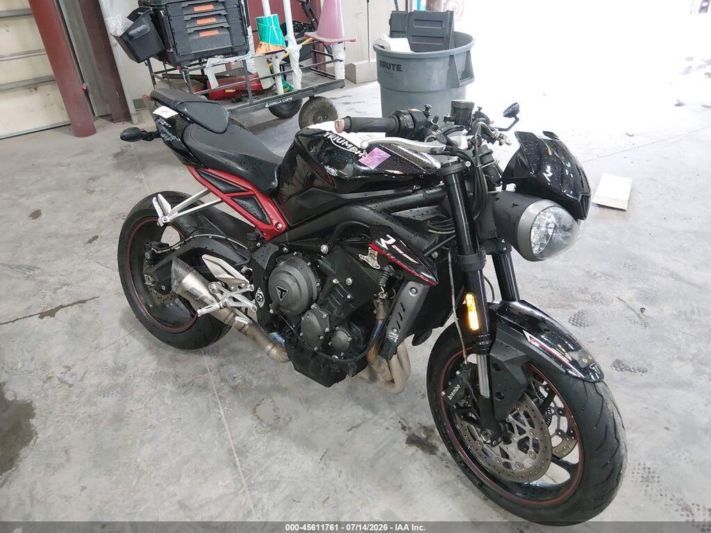 SMTA414D2JT835157 2018 TRIUMPH MOTORCYCLE STREET TRIPLE photo no. 1