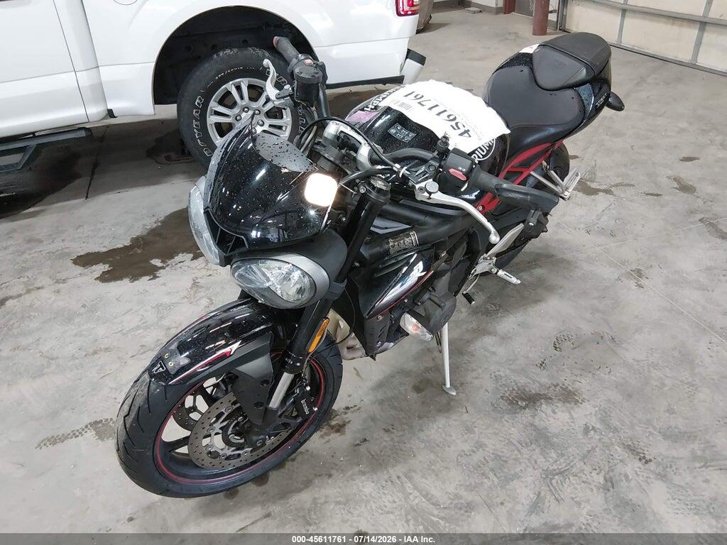 SMTA414D2JT835157 2018 TRIUMPH MOTORCYCLE STREET TRIPLE photo no. 2