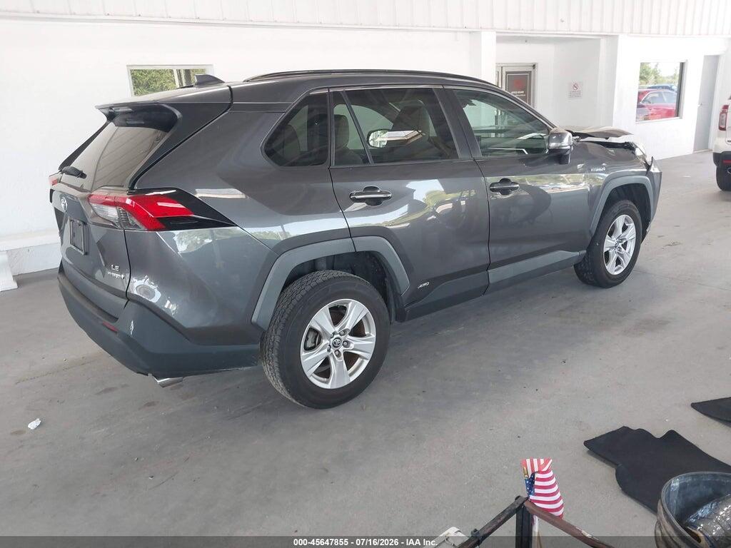 2T3MWRFVXKW004319 2019 TOYOTA RAV4 HYBRID photo no. 4