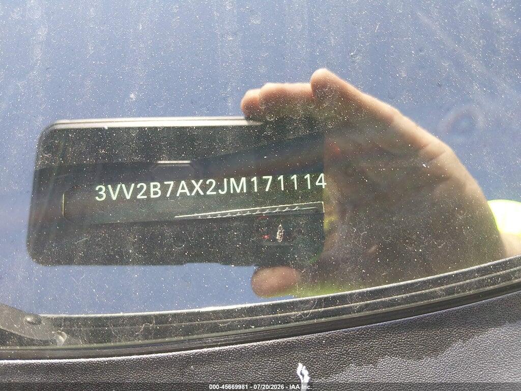 3VV2B7AX2JM171114 2018 VOLKSWAGEN TIGUAN photo no. 9