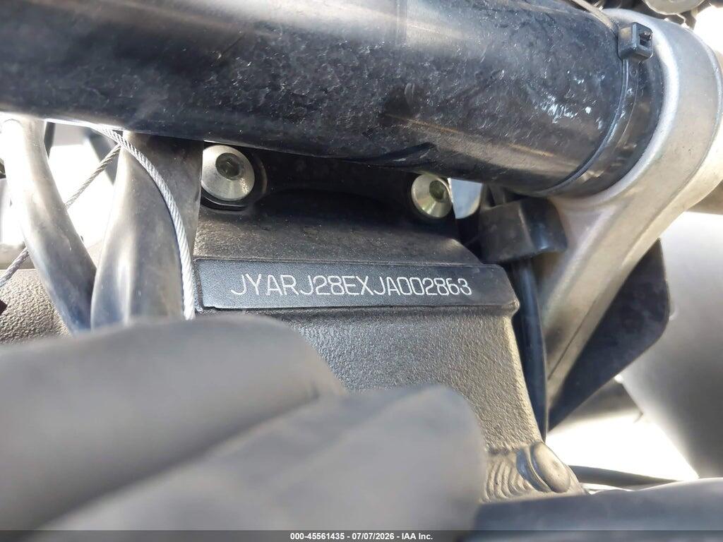 JYARJ28EXJA002863 2018 YAMAHA YZFR6 photo no. 10
