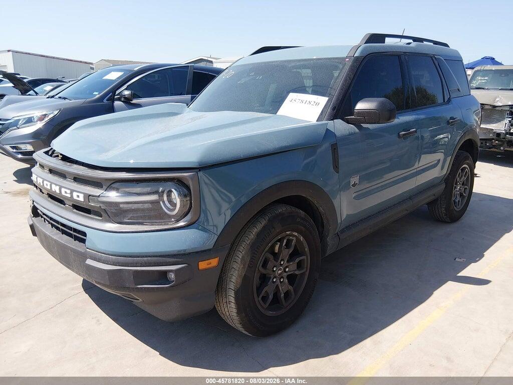 3FMCR9B63MRA99536 2021 FORD BRONCO SPORT photo no. 2