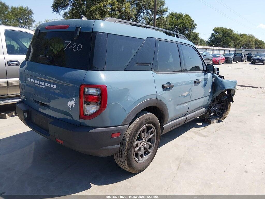 3FMCR9B63MRA99536 2021 FORD BRONCO SPORT photo no. 4
