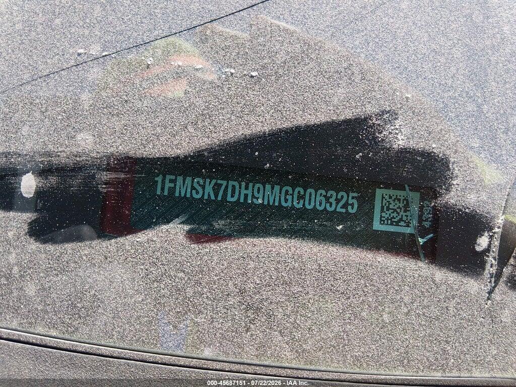 1FMSK7DH9MGC06325 2021 FORD EXPLORER photo no. 9