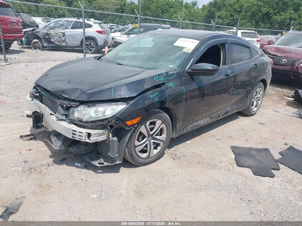 2HGFC2F55HH529582 2017 HONDA CIVIC photo no. 2