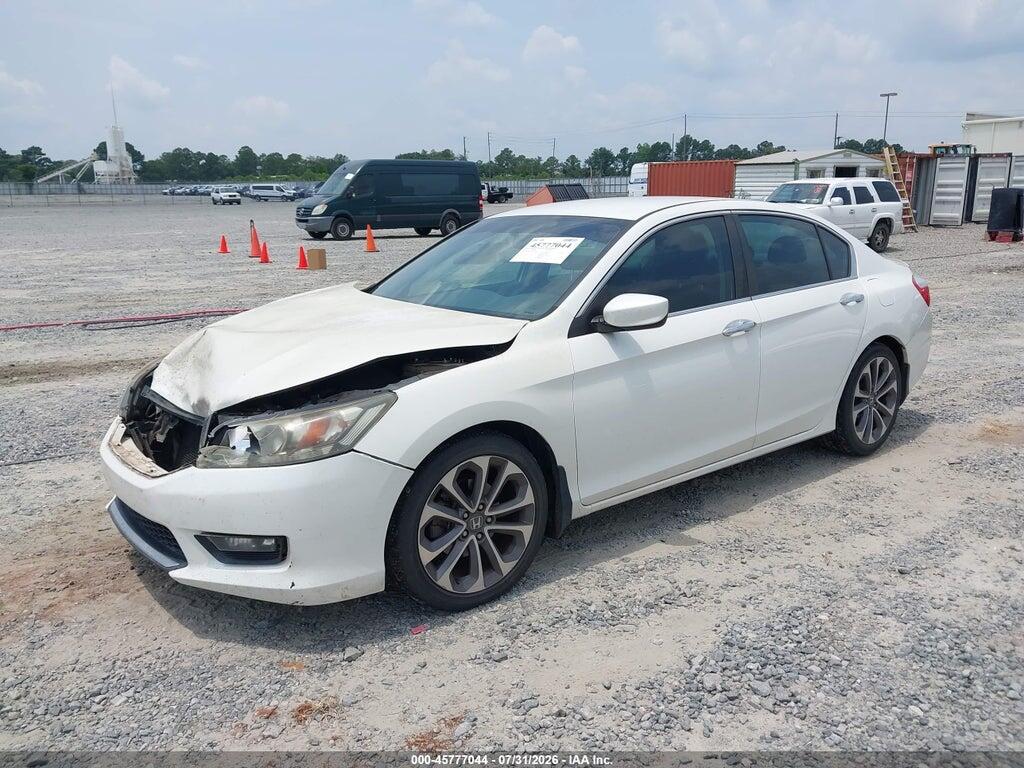 1HGCR2F55EA032723 2014 HONDA ACCORD photo no. 2
