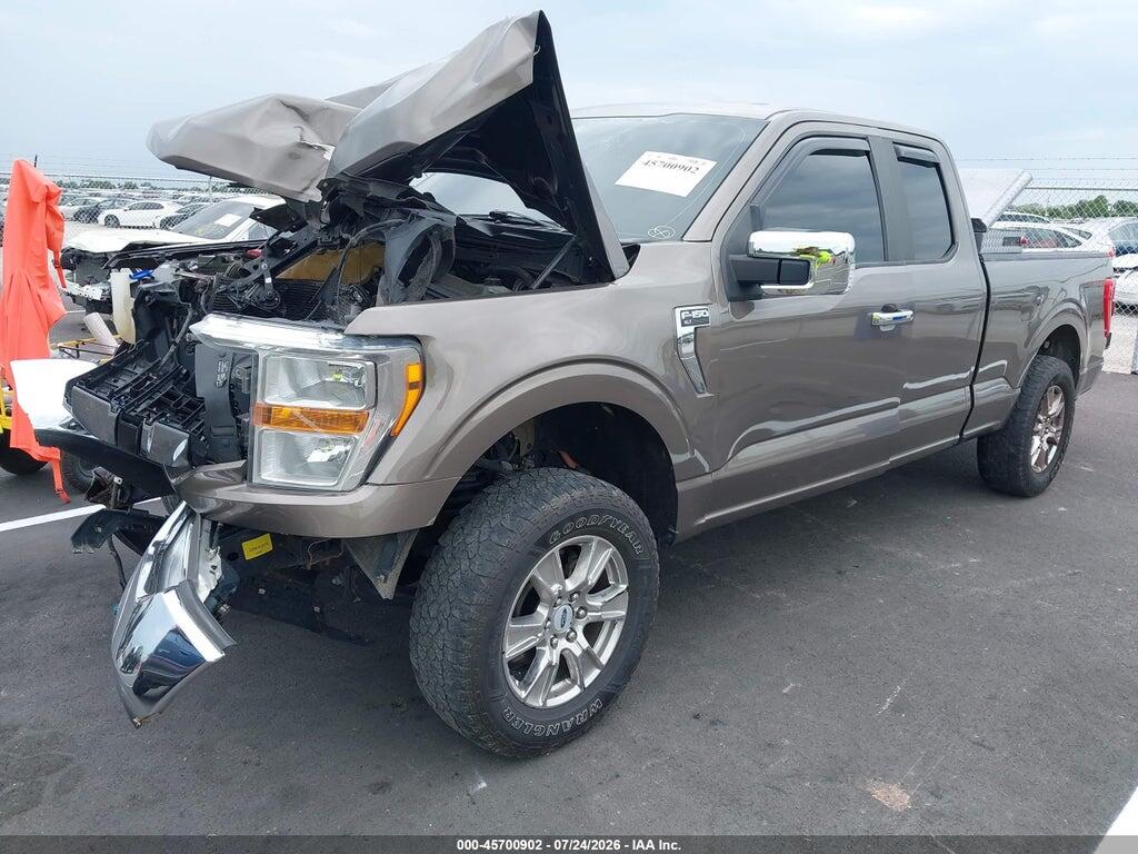 1FTEX1EB4MFB43750 2021 FORD F-150 photo no. 2