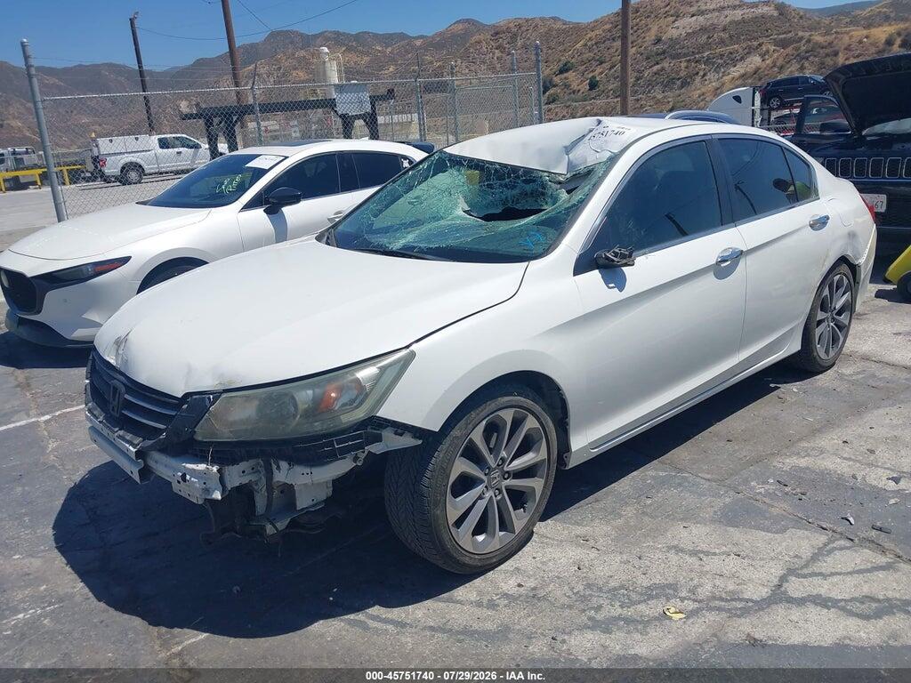 1HGCR2F57EA225357 2014 HONDA ACCORD photo no. 2