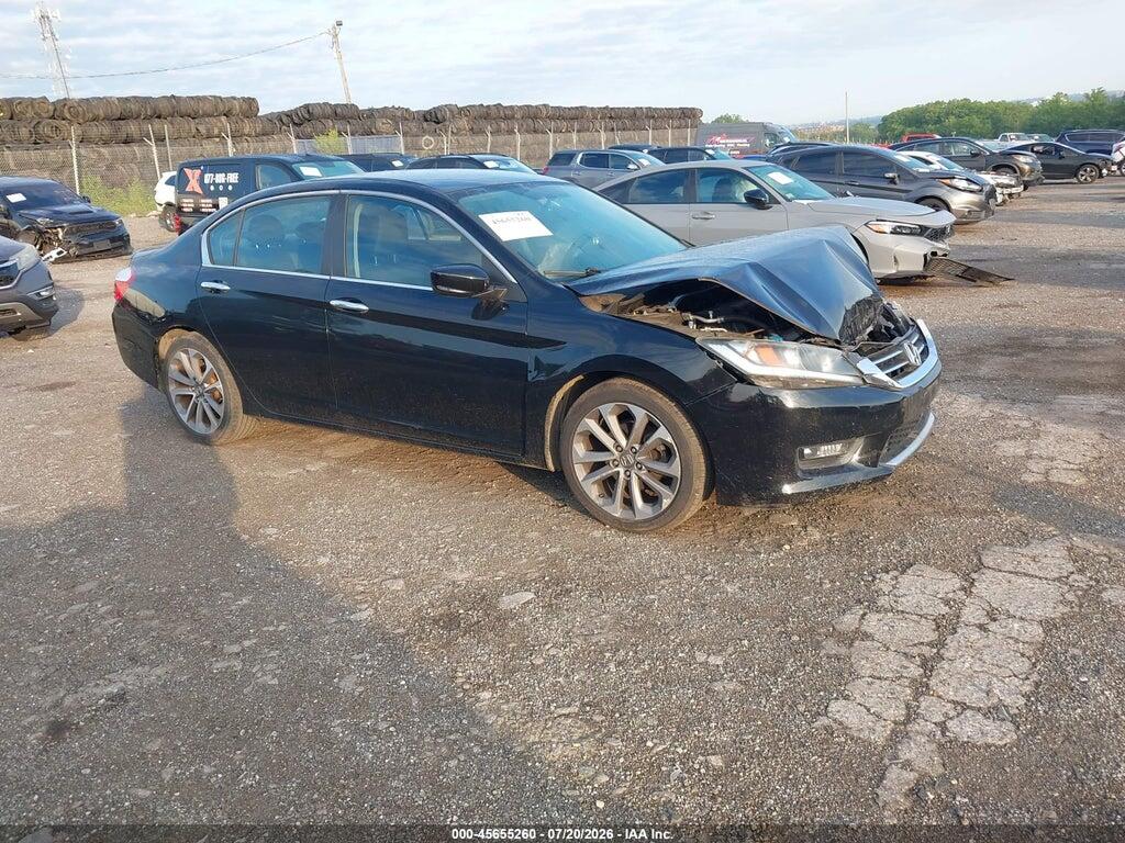1HGCR2F50EA077956 2014 HONDA ACCORD photo no. 1