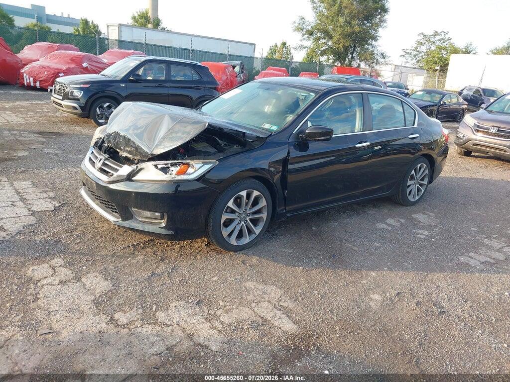 1HGCR2F50EA077956 2014 HONDA ACCORD photo no. 2