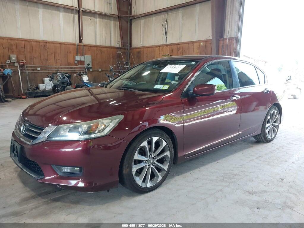 1HGCR2F52EA045302 2014 HONDA ACCORD photo no. 2