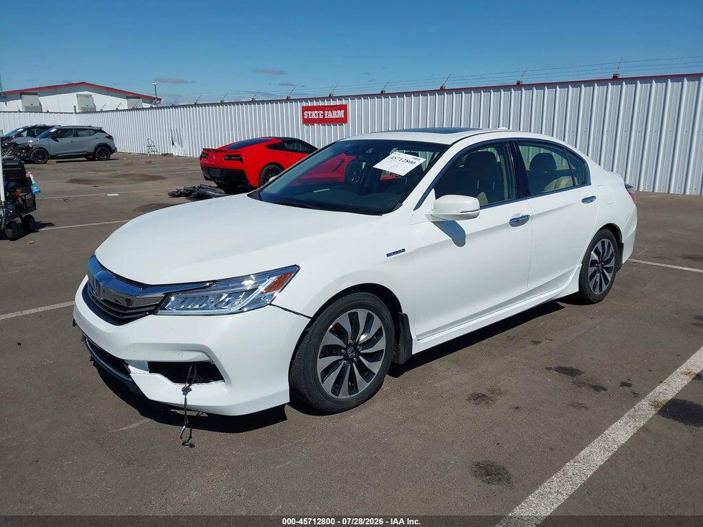 JHMCR6F75HC020506 2017 HONDA ACCORD HYBRID photo no. 2