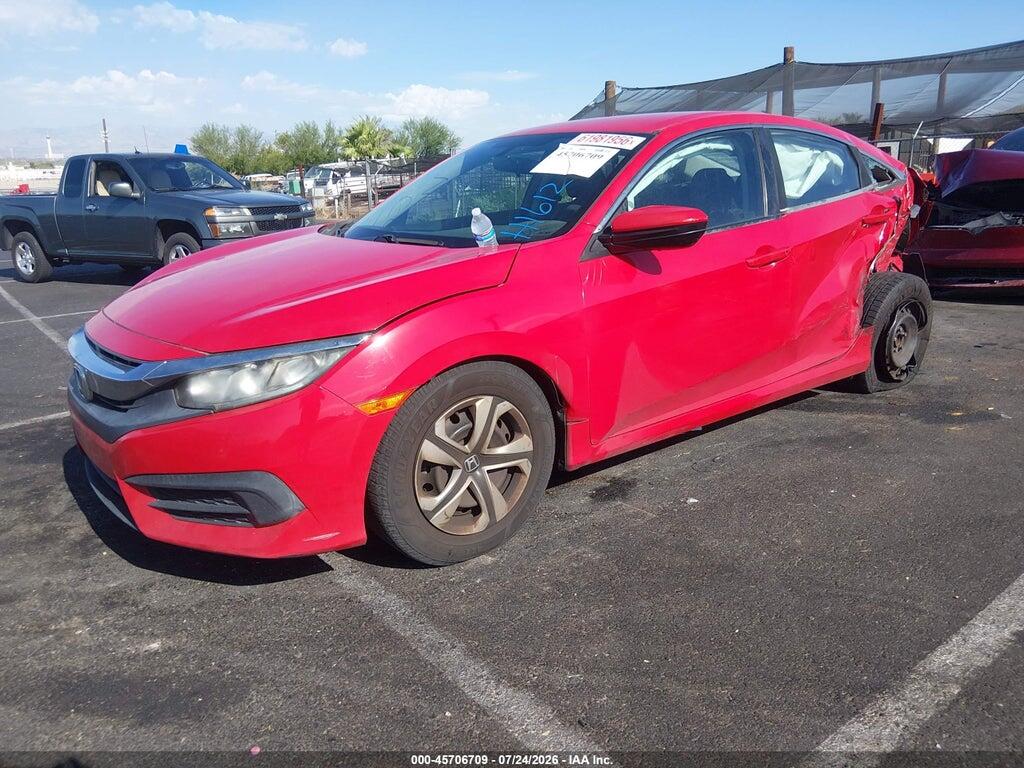 2HGFC2F52HH516224 2017 HONDA CIVIC photo no. 2