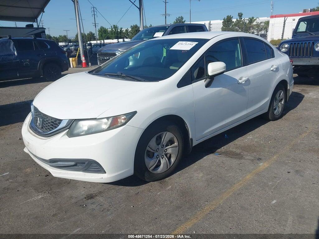 19XFB2F54EE221148 2014 HONDA CIVIC photo no. 2