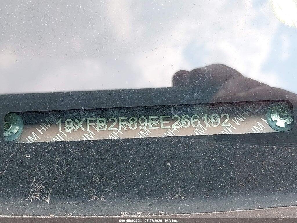 19XFB2F89EE266192 2014 HONDA CIVIC photo no. 9