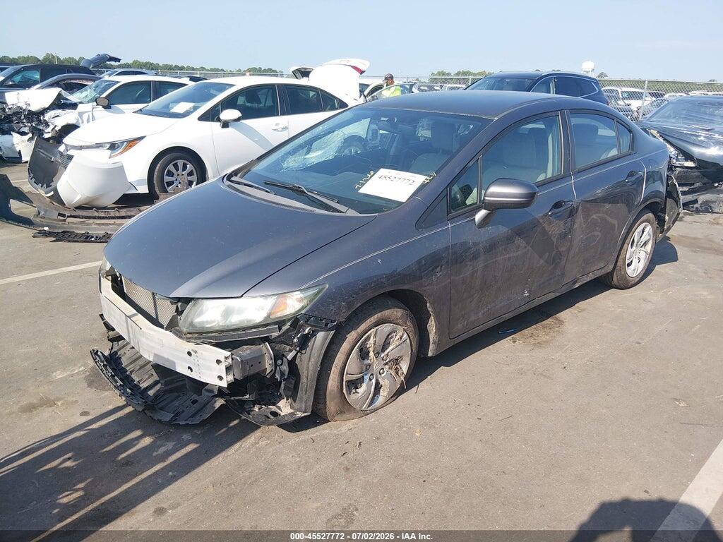 2HGFB2F51EH528024 2014 HONDA CIVIC photo no. 2