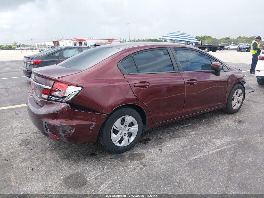 19XFB2F58EE080066 2014 HONDA CIVIC photo no. 4