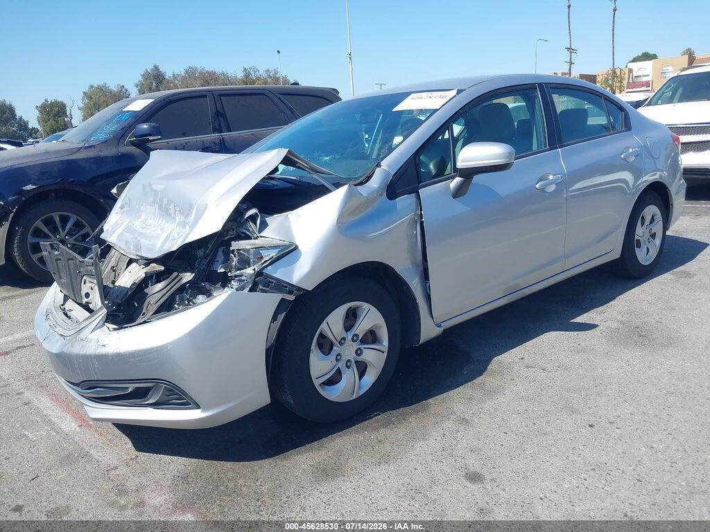 19XFB2F54EE238046 2014 HONDA CIVIC photo no. 2
