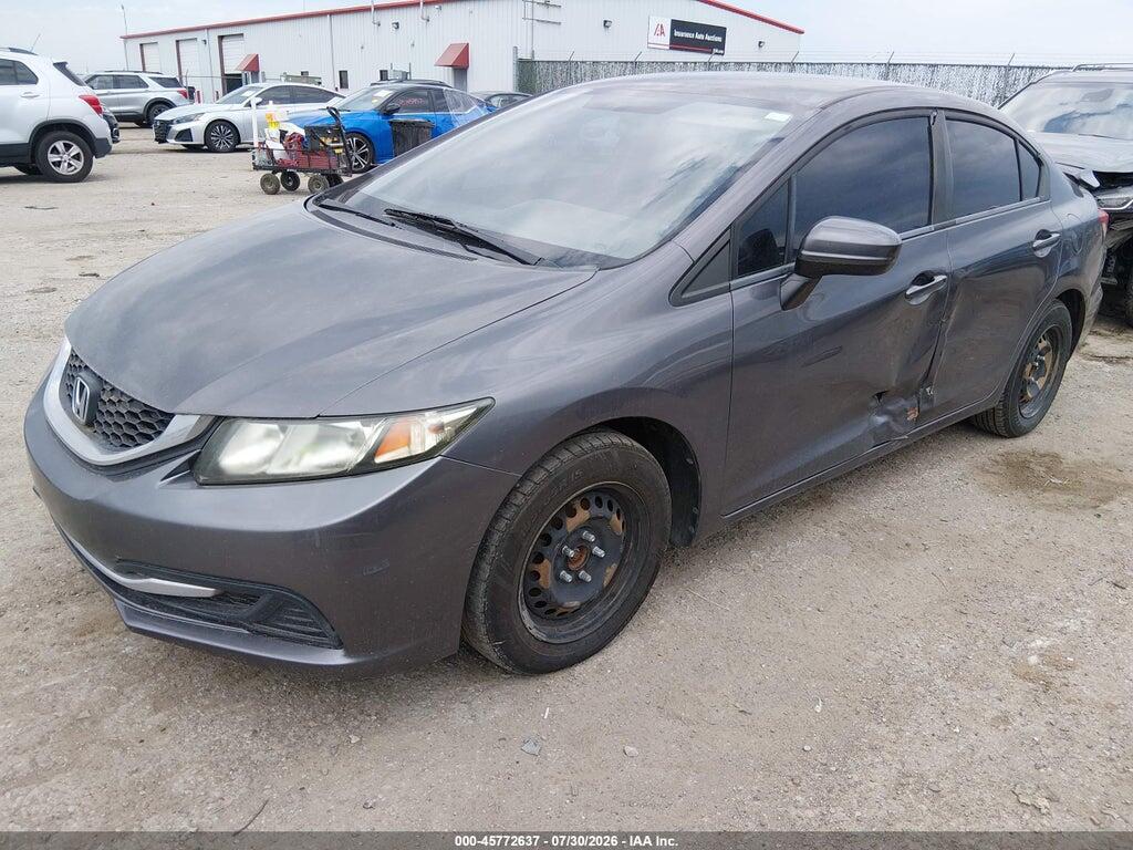 2HGFB2F52EH521714 2014 HONDA CIVIC photo no. 2