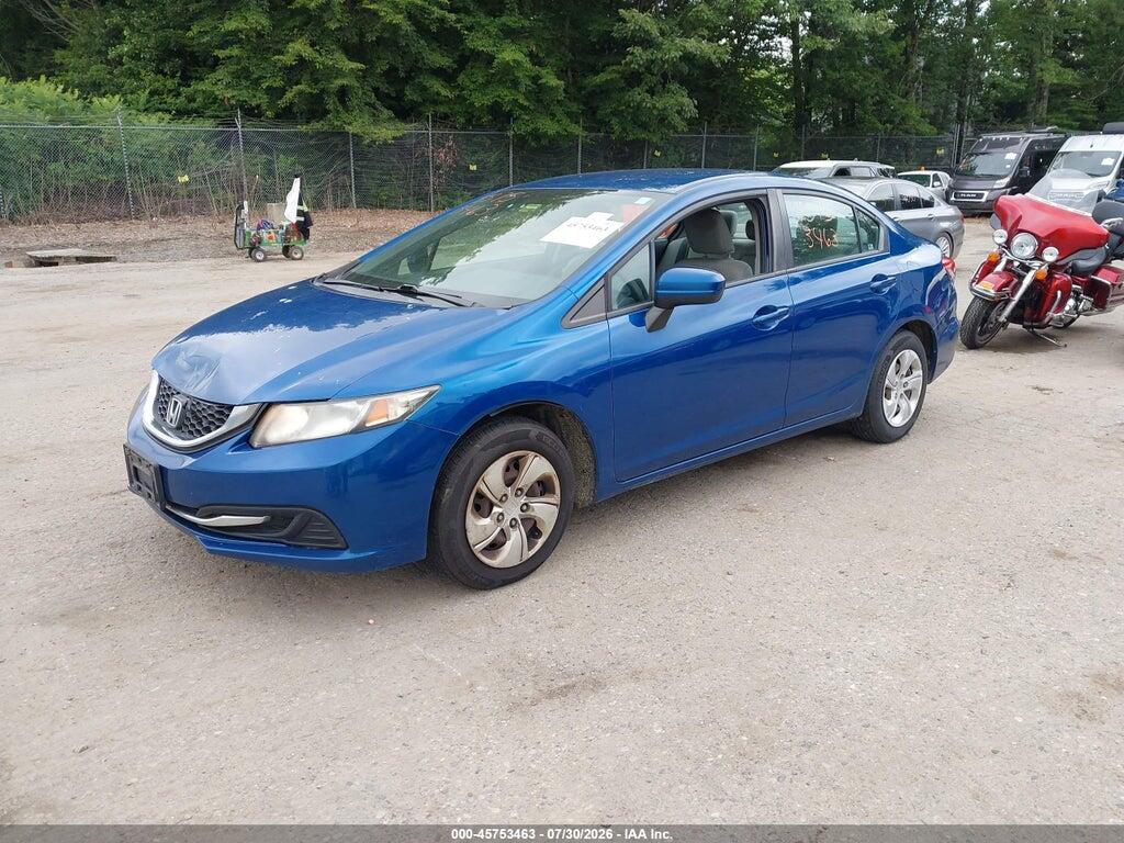 2HGFB2F50EH549382 2014 HONDA CIVIC photo no. 2